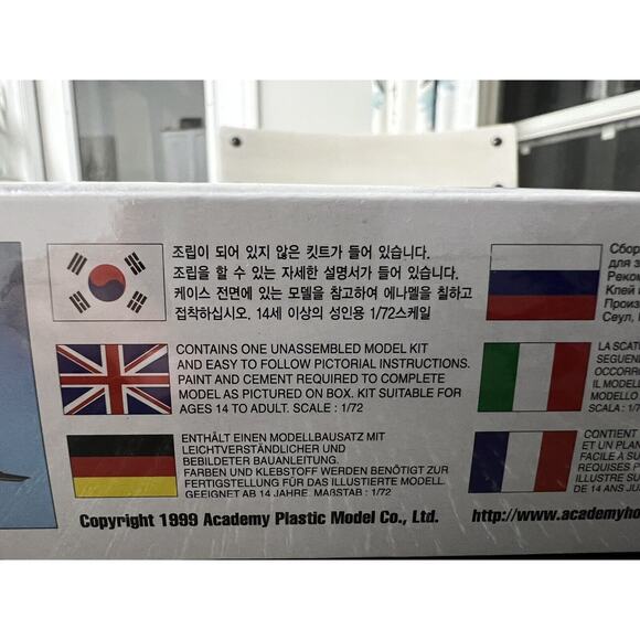 Academy A-37B Plane Hobby Model Kit 12461 Scale 1:72 New In Sealed Box - Picture 5 of 6